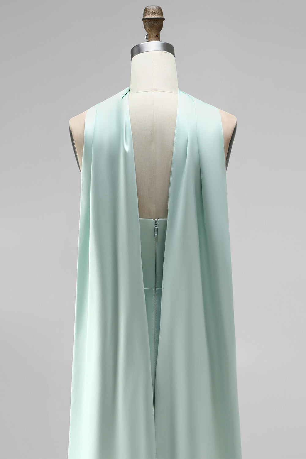 Mint Corset Short Tight Ruched Strapless Homecoming Dress with Slit