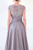 Sparkly Floral Dark Green Ruched Beaded Sheath Long Mother of the Bride Dress