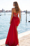 Sparkly Corset Pink Ruched Tight Short Homecoming Dress with Side Cape