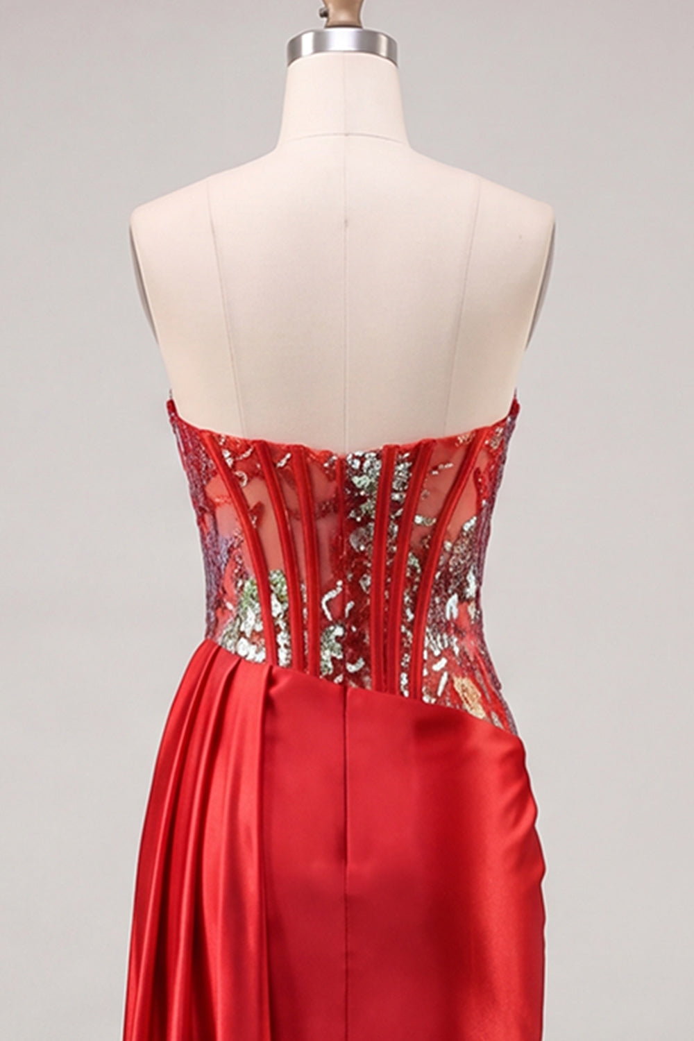 Sparkly Corset Pink Ruched Tight Short Homecoming Dress with Side Cape