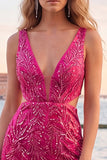 Sparkly Gold V-Neck Tight Short Sequin Homecoming Dress