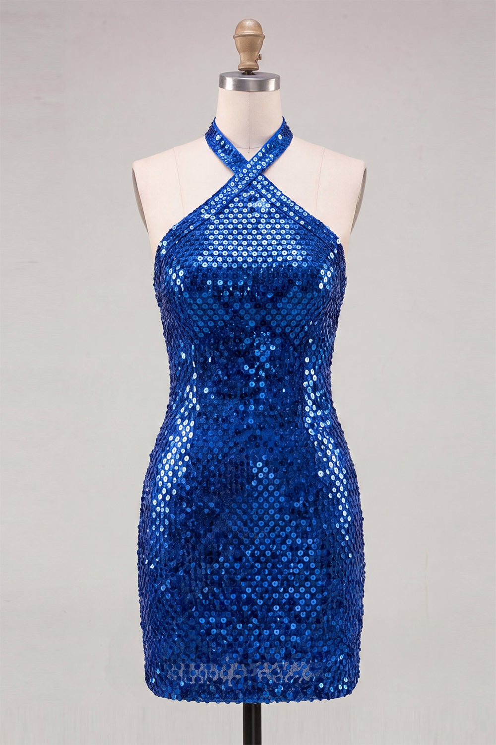 Sparkly Burgundy Sequin Tight Short Homecoming Dress