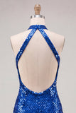 Sparkly Burgundy Sequin Tight Short Homecoming Dress