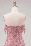 Floral Sage Green Corset Beaded Tight Short Homecoming Dress