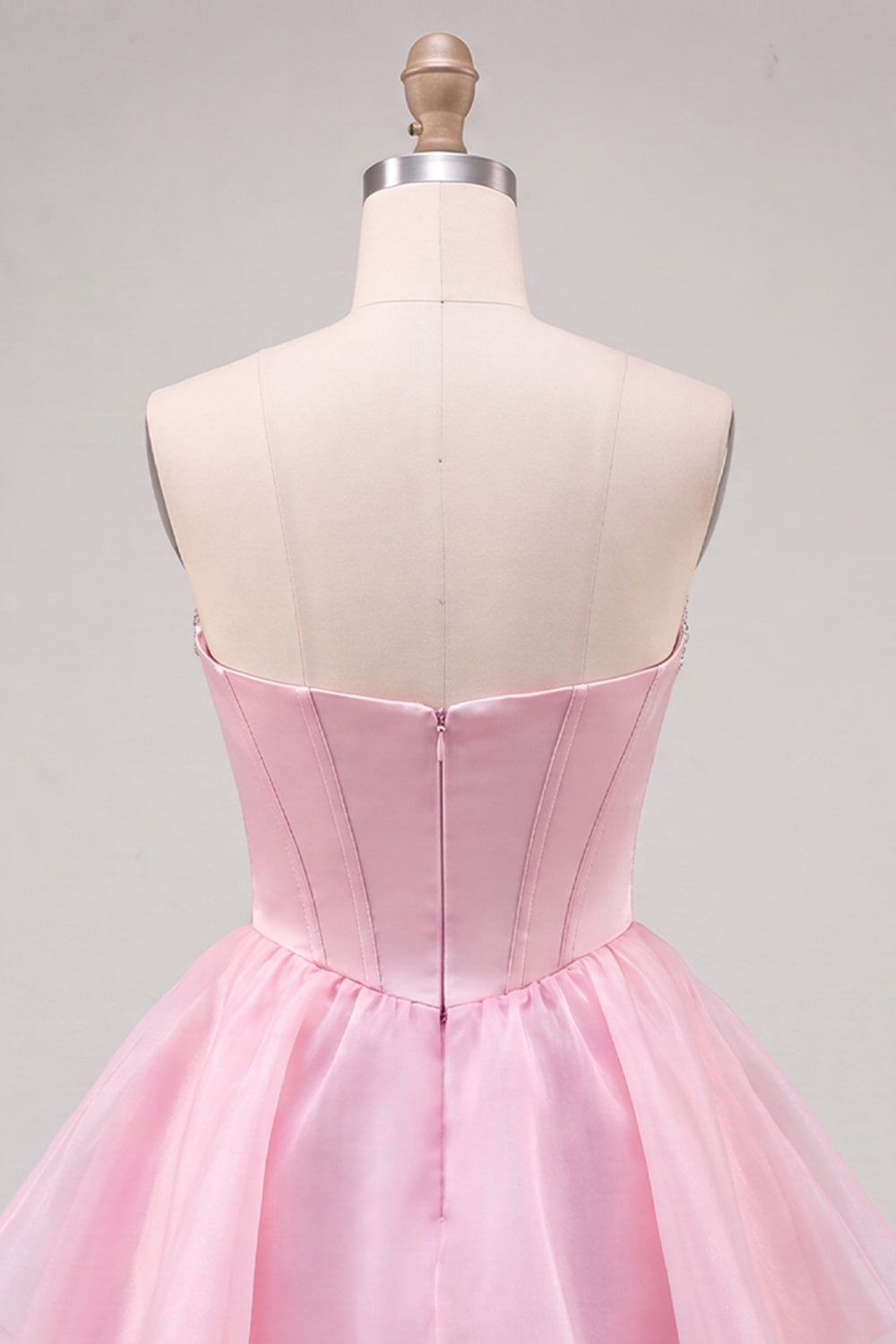 Yellow Corset Tiered Ruffled A-Line Short Homecoming Dress