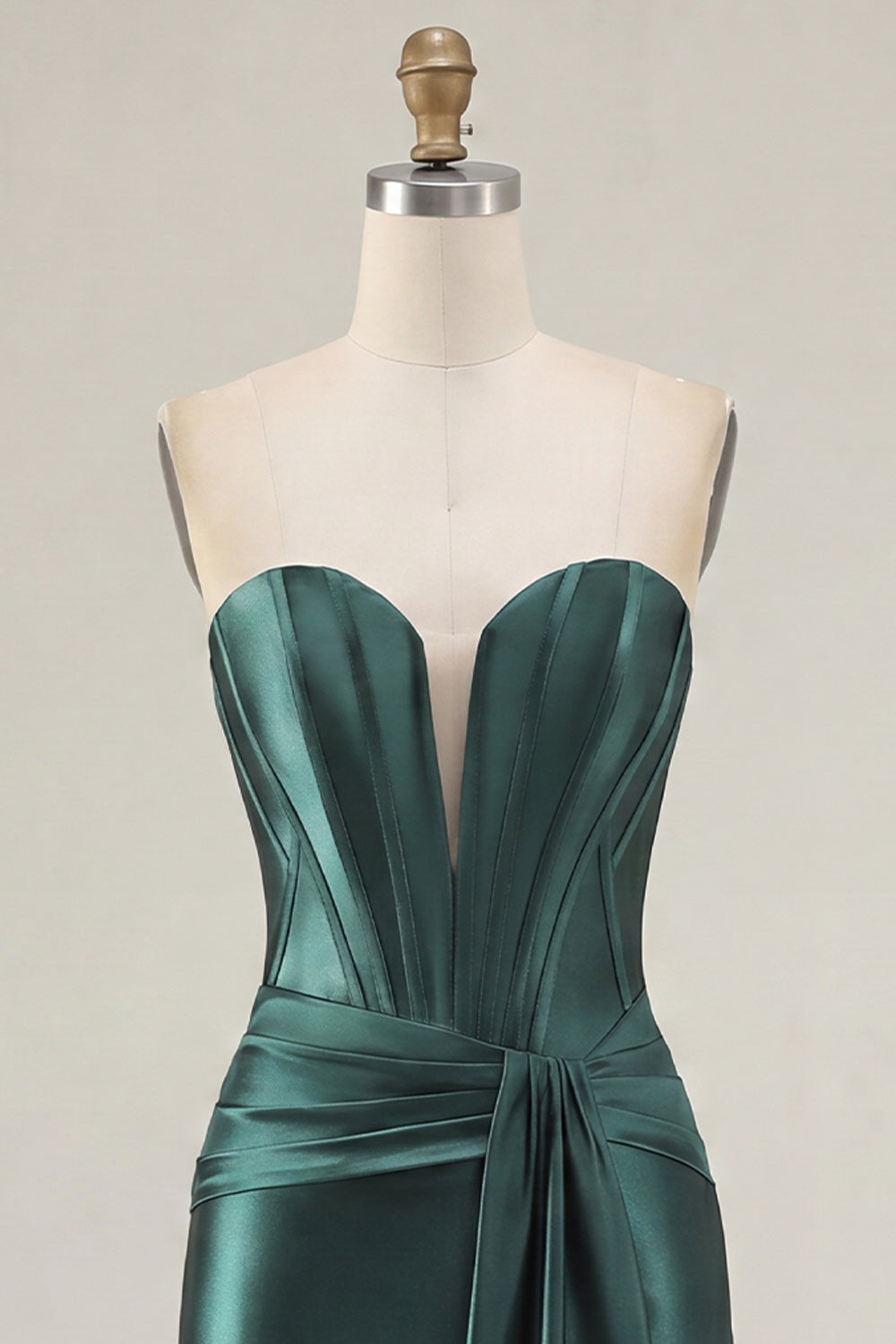 Fuchsia Satin Corset Sweetheart Tight Short Homecoming Dress with Sash