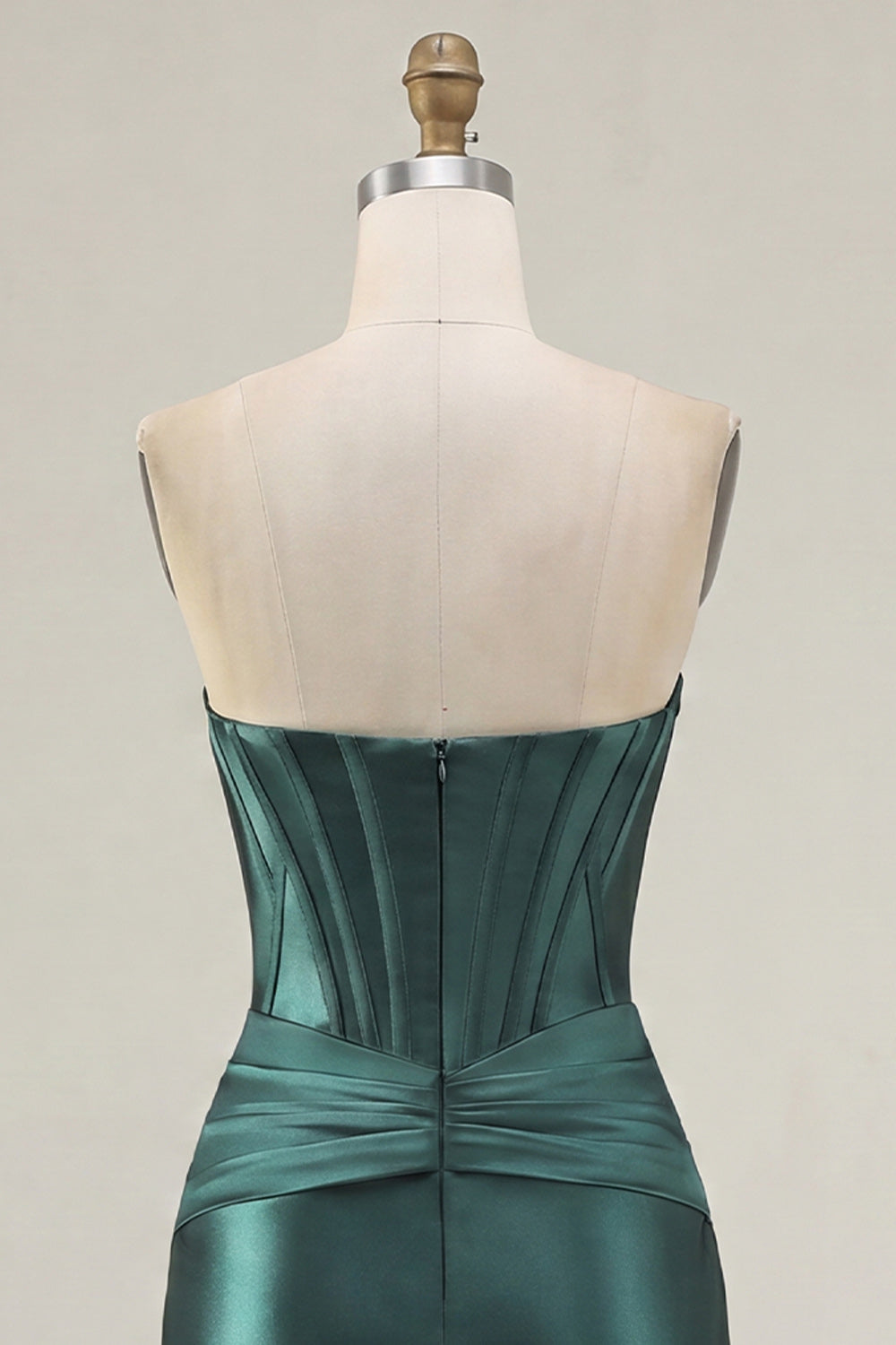 Fuchsia Satin Corset Sweetheart Tight Short Homecoming Dress with Sash