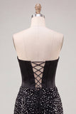 Sparkly Corset Champagne Beaded Tight Short Homecoming Dress