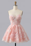 Sparkly Dusty Blue Short Sweetheart Homecoming Dress with Beading
