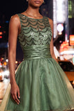 Sparkly Coffee Sequin Ruched A-Line Short Homecoming Dress