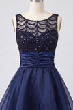 Sparkly Coffee Sequin Ruched A-Line Short Homecoming Dress