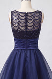 Sparkly Coffee Sequin Ruched A-Line Short Homecoming Dress