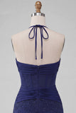 Corset Light Grey Ruched Beaded Tight Short Homecoming Dress