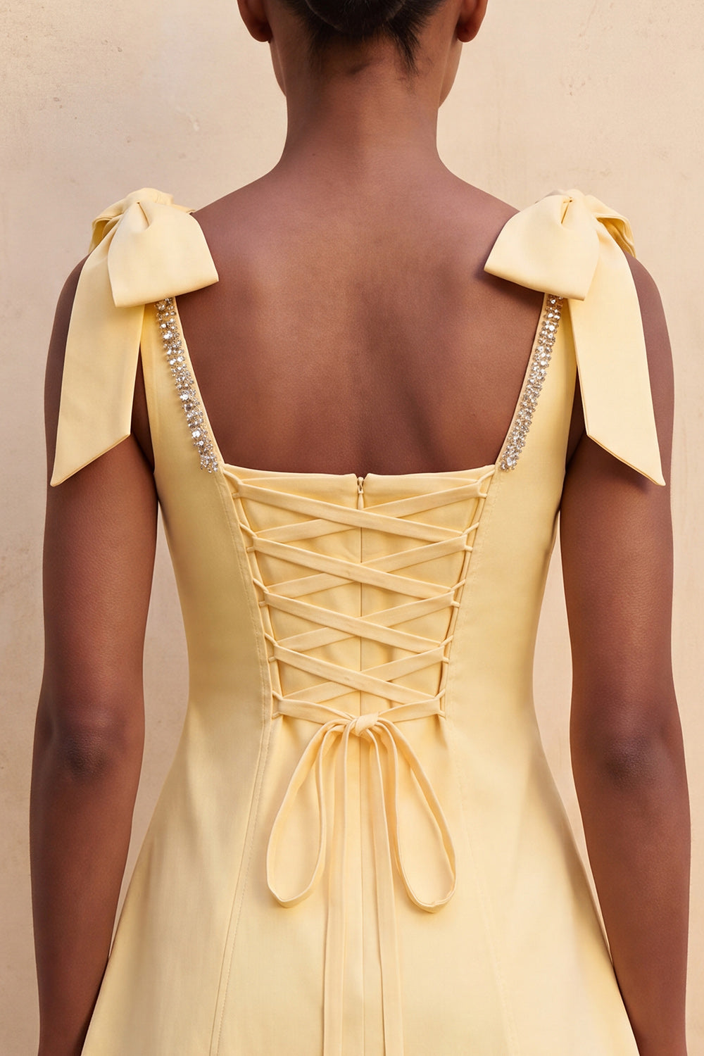 Pink Scoop Neck A-Line Short Homecoming Dress with Bows