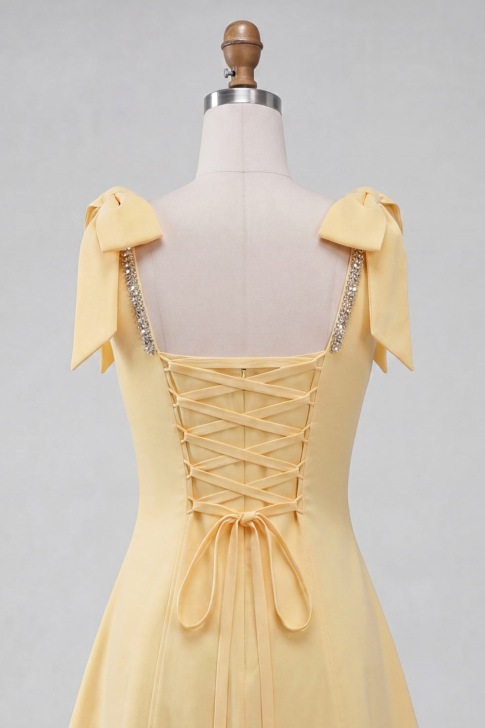 Pink Scoop Neck A-Line Short Homecoming Dress with Bows