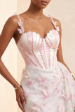 Sparkly Corset Black Beaded Short Homecoming Dress with Appliques