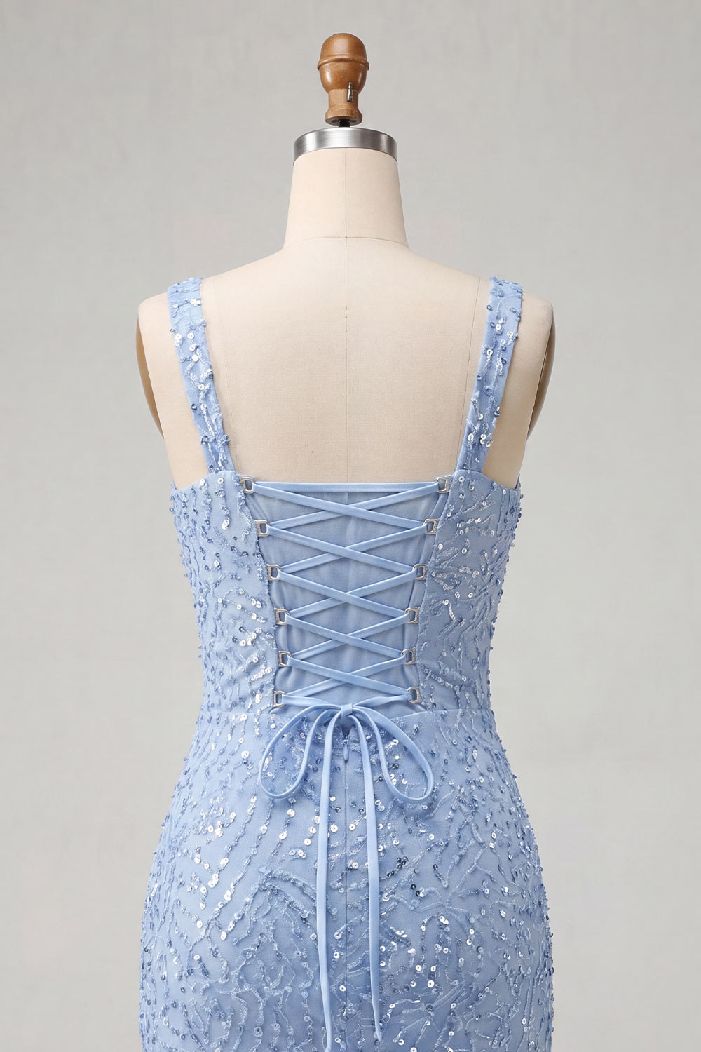 Sparkly Mint Green Sequin Tight Short Homecoming Dress with Slit