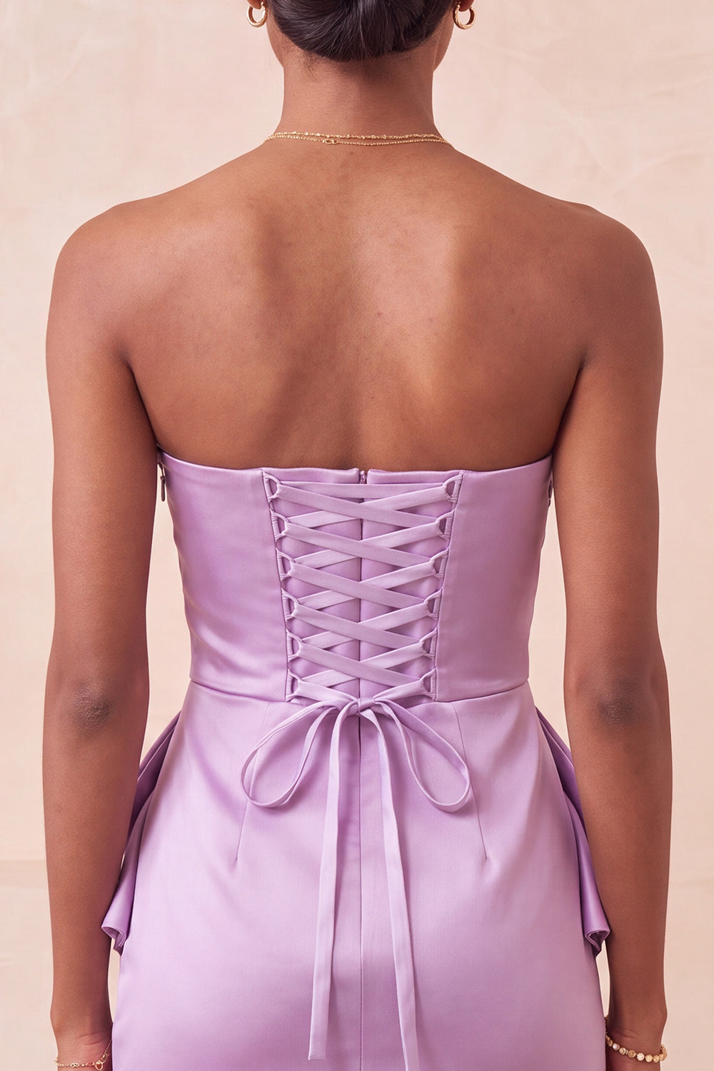 Silver Ruched Tight Strapless Short Homecoming Dress with Beading