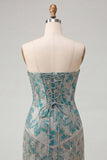 Champagne Jacquard Tight Short Corset Homecoming Dress with Fringes
