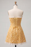 Sage Green Jacquard Ruffled Sweetheart A-Line Short Homecoming Dress
