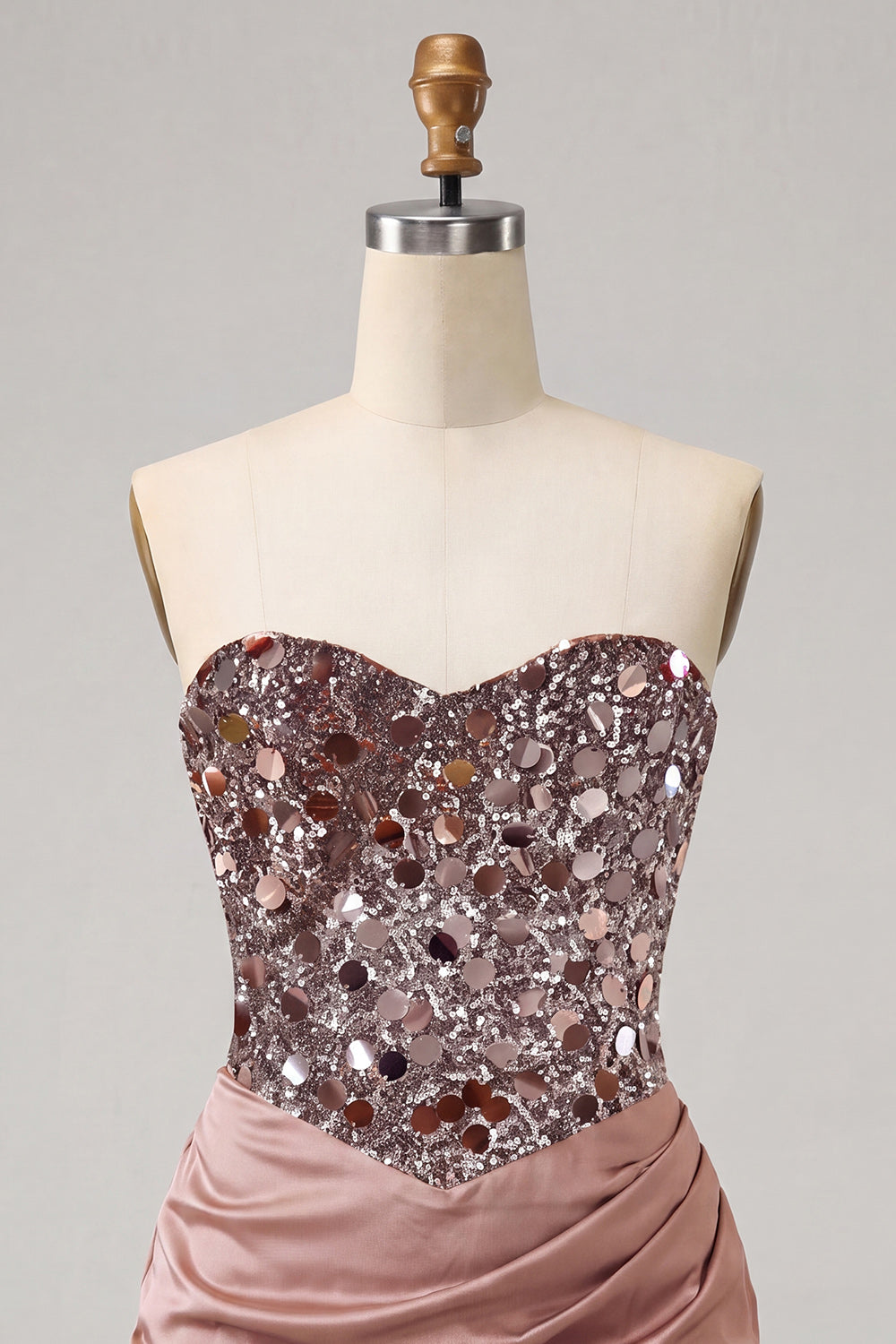 Sparkly Navy Sequin Ruched Sweetheart Tight Short Homecoming Dress