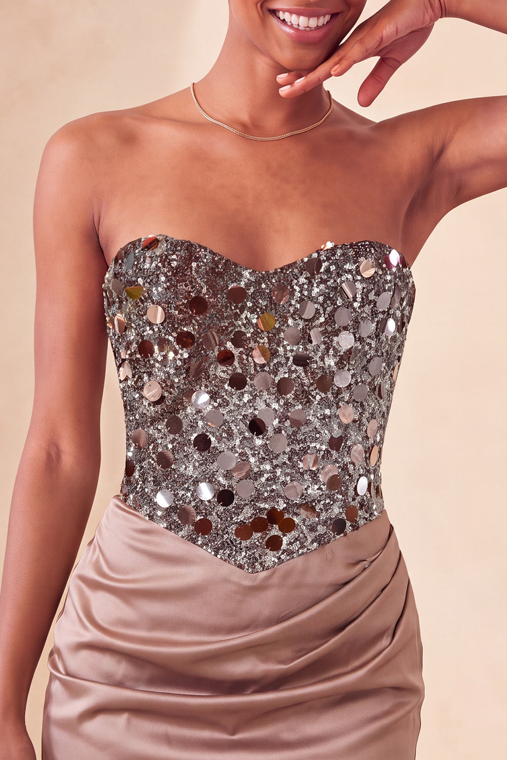 Sparkly Navy Sequin Ruched Sweetheart Tight Short Homecoming Dress