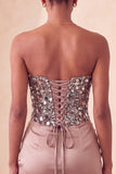 Sparkly Navy Sequin Ruched Sweetheart Tight Short Homecoming Dress