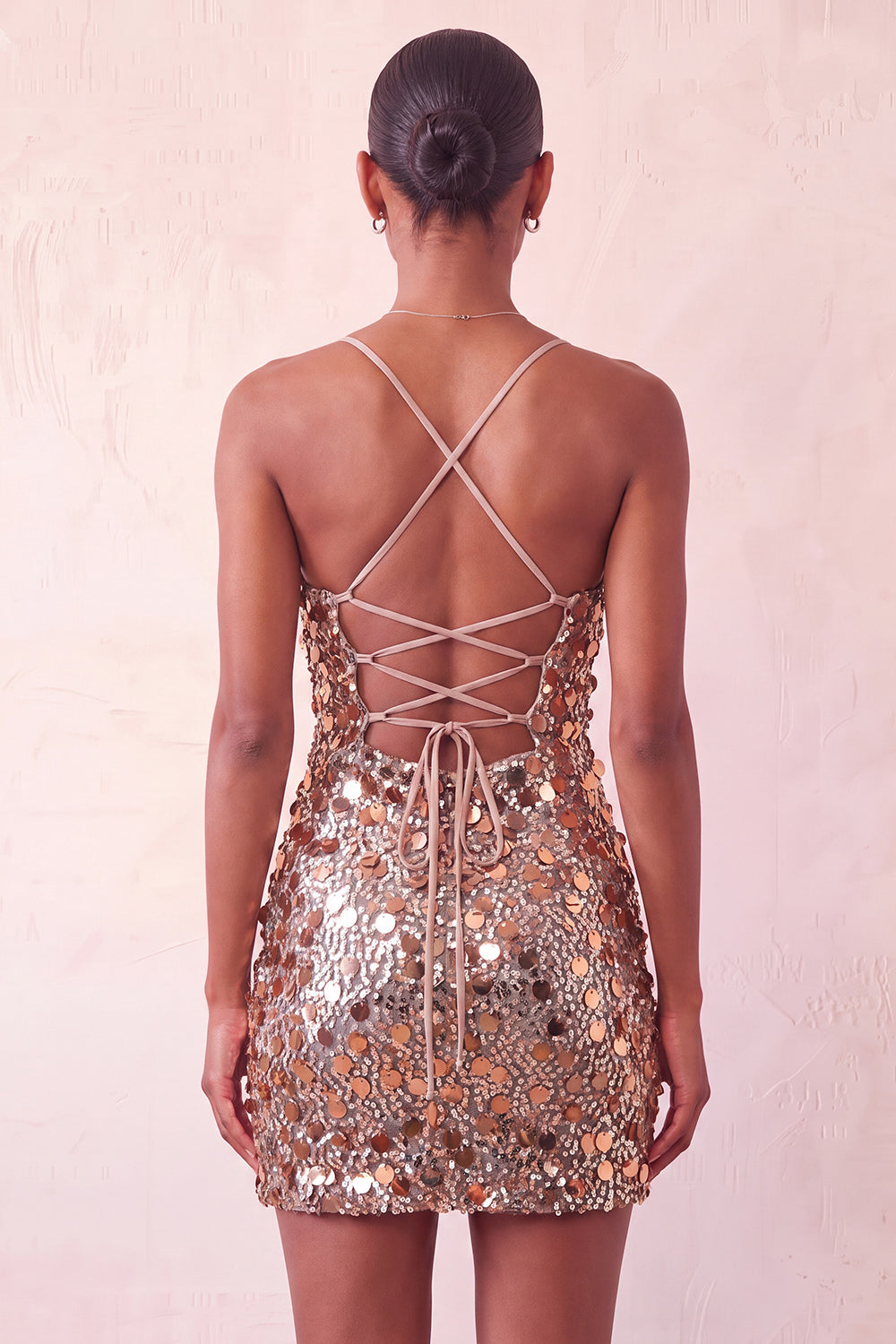 Sparkly Red Sequin Spaghetti Straps Tight Short Homecoming Dress
