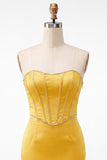 Purple Satin Beaded Ruffled Tight Short Corset Homecoming Dress