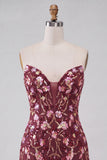 Sparkly Floral Pink Corset Sequin Tight Short Homecoming Dress