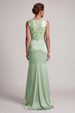 Sparkly Light Blue Long Ruched Mermaid Mother of the Bride Dress