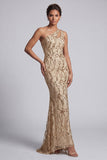 Sparkly Red Sequin Mermaid Long Mother of the Bride Dress with Keyhole