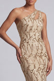 Sparkly Red Sequin Mermaid Long Mother of the Bride Dress with Keyhole