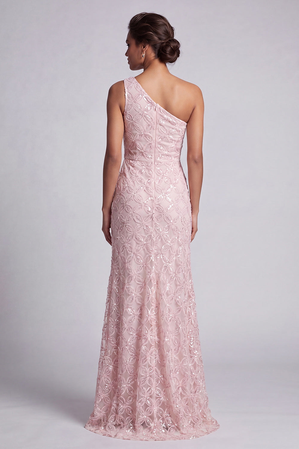 Sparkly Red Sequin Mermaid Long Mother of the Bride Dress with Keyhole