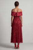 Sparkly Champagne Sequin A-Line Long Mother of the Bride Dress