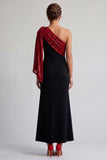 Sparkly Black and Champagne Sequin Mermaid Long Mother of the Bride Dress
