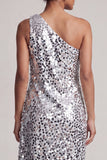 Sparkly Sequin Champagne A-Line Long Mother of the Bride Dress