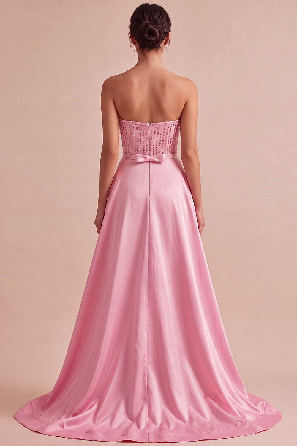 Sparkly Pink Sequin Tight Short Homecoming Dress with Cape