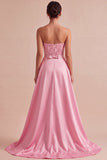Sparkly Pink Sequin Tight Short Homecoming Dress with Cape