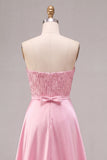 Sparkly Pink Sequin Tight Short Homecoming Dress with Cape