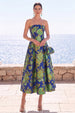 Navy Green Flower