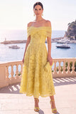 Blue Floral A Line Corset Off the Shoulder Maxi Beach Wedding Guest Dress