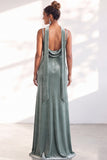 Black Mermaid Spaghetti Straps Velvet Long Wedding Guest Dress