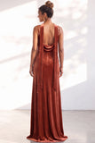 Black Mermaid Spaghetti Straps Velvet Long Wedding Guest Dress