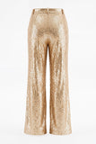 Sparkly Champagne Sequins Shawl Lapel 2 Piece Prom Suits
