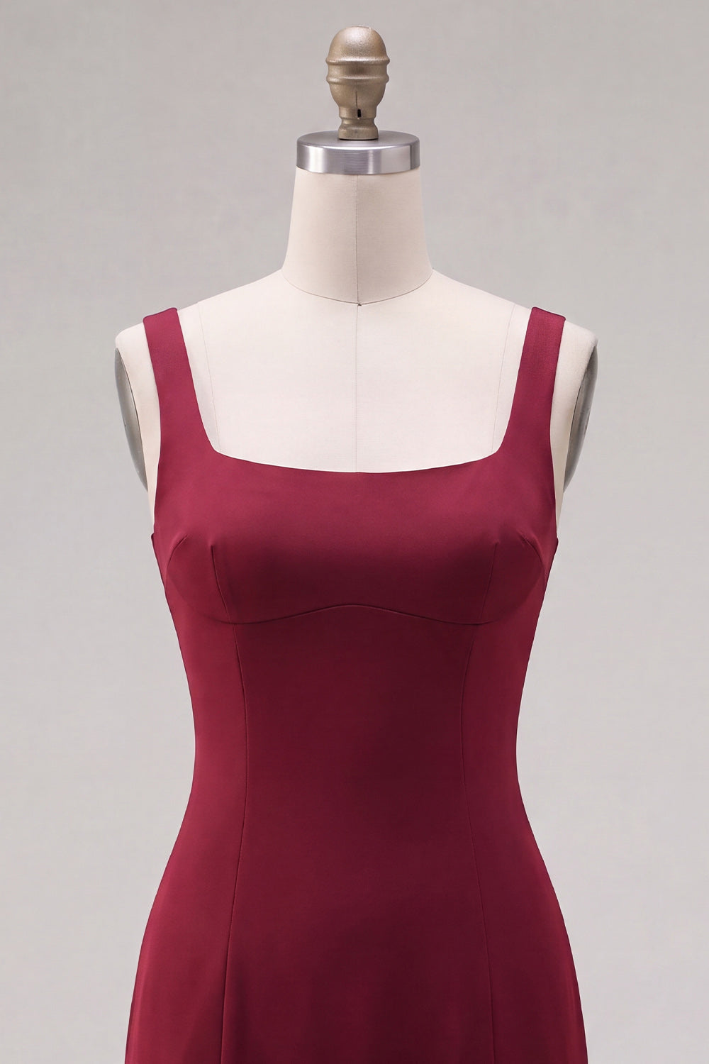 Fuchsia Square Neck Ruffled Short Tight Homecoming Dress