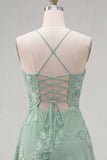 Blue A-Line Spaghetti Straps Floral Short Homecoming Dress