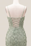 Pink Yellow Tight Spaghetti Straps Floral Short Homecoming Dress with Beading