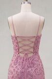 Dusty Rose Tight Cowl Neck Ruched Short Homecoming Dress with Beading