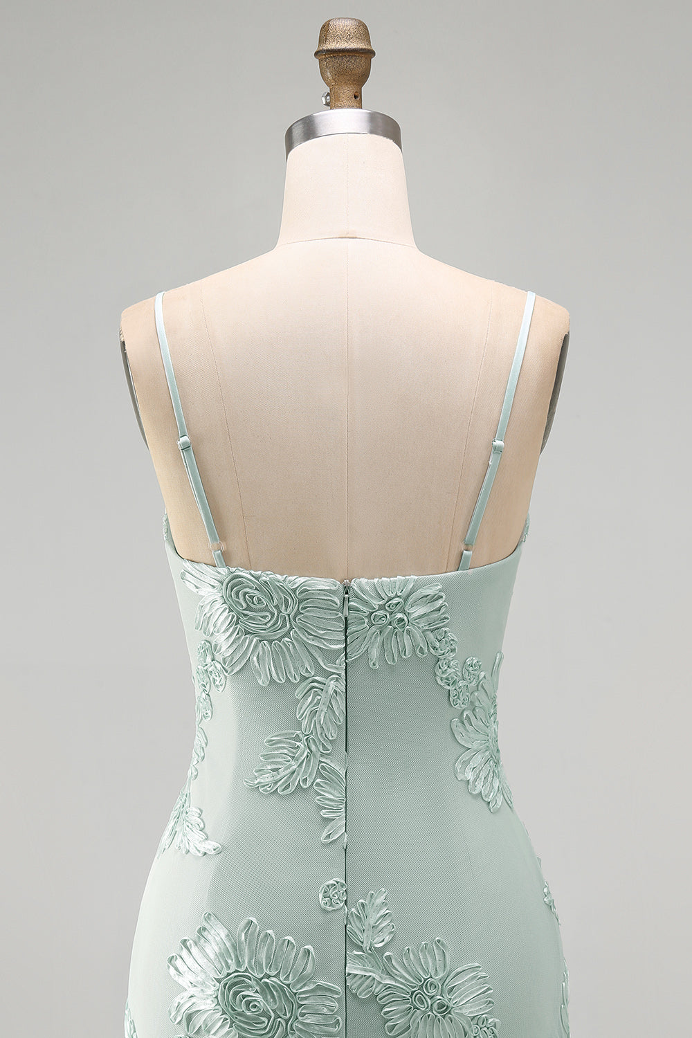 Blue Floral Tight Cowl Neck Short Homecoming Dress